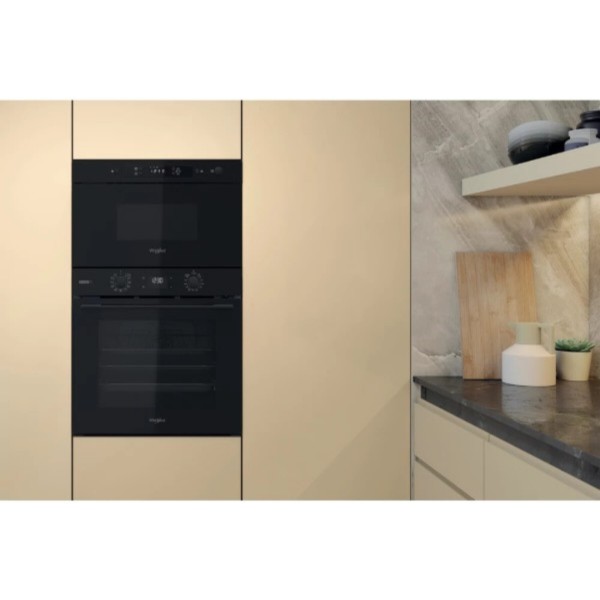 Фото - Комплект техніки Whirlpool Духова шафа + Мікрохвильова піч вбудована Whirlpool OMK58HU1B + MBNA900B